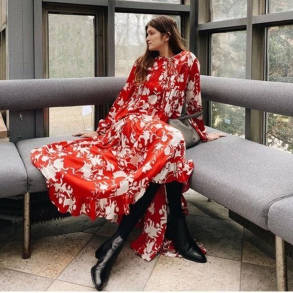 Voluminous Johanna Ortiz Dress US Medium NWT - Picture 5 of 10